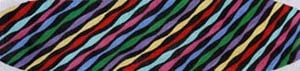 Bright Diagonal Stripe cummerbund W-44