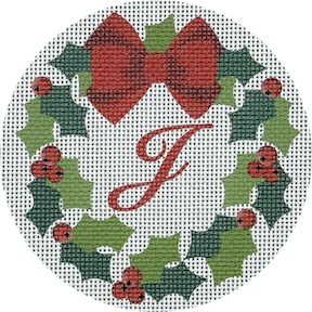 Wreath with Initial Personalized CHRW
