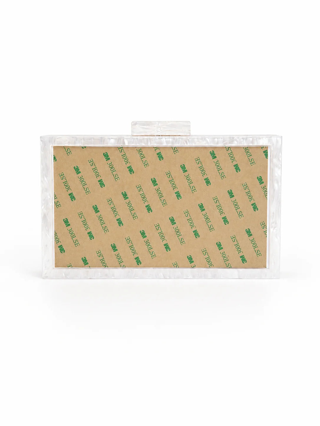 Self Finishing Acrylic Box Clutch
