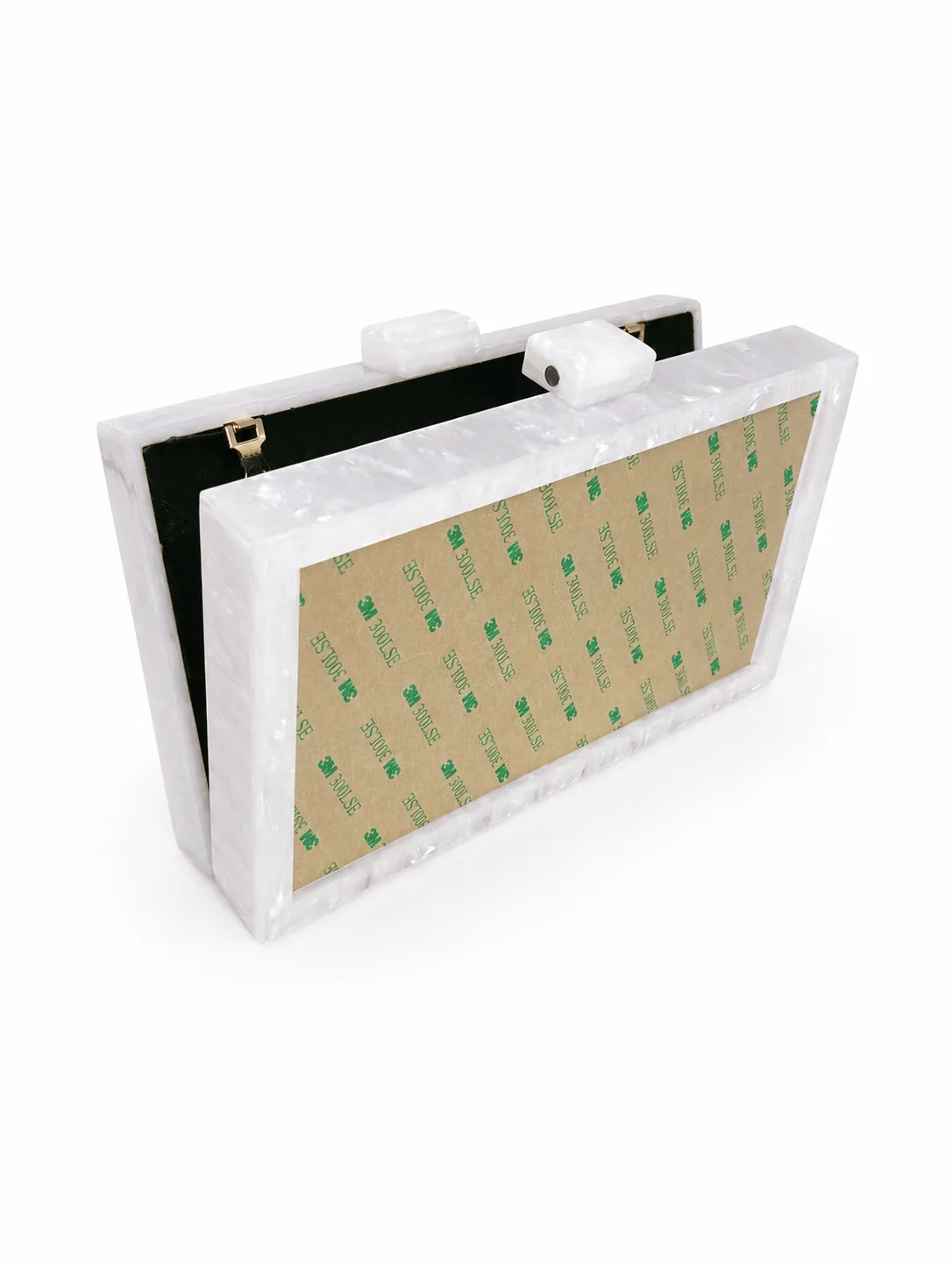 Self Finishing Acrylic Box Clutch