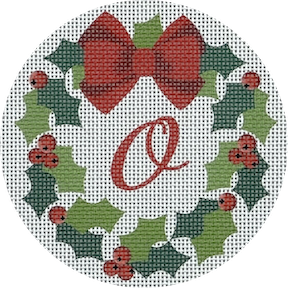 Wreath with Initial Personalized CHRW