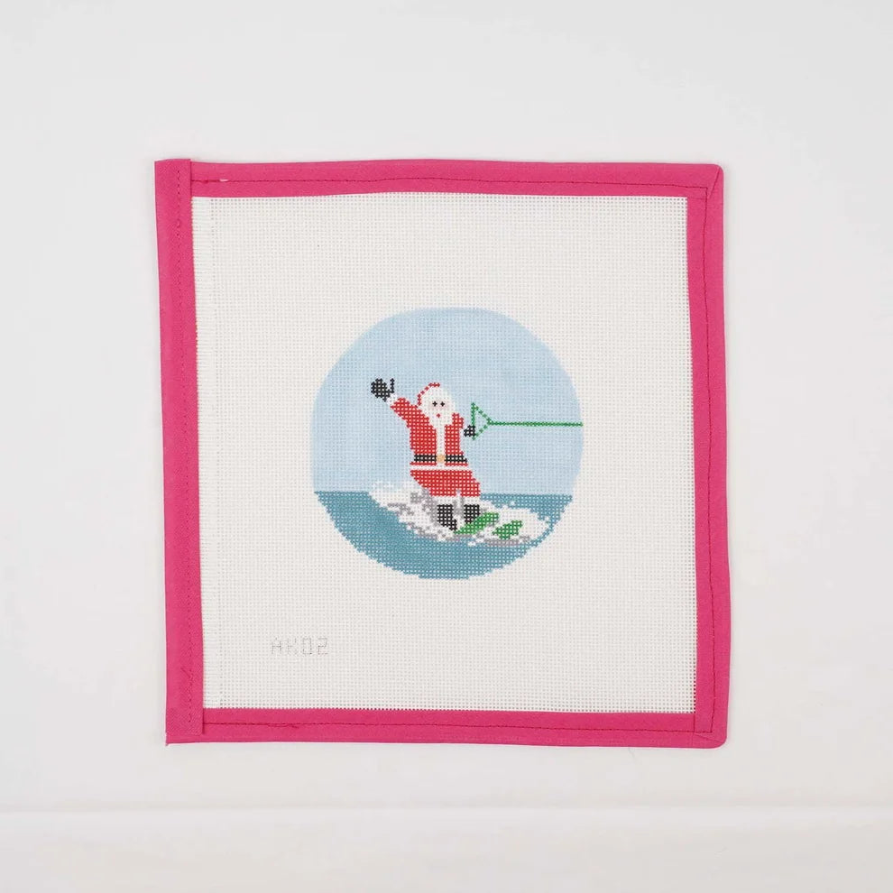Sporty Santa - Waterskiing AOK02