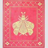 13 count N's Bee Pillow Top - Coral and Butter (901-02/13) WG11011