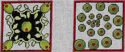 Olive Coasters (603-JJ124) Wg11150