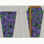 Violets Scissor Case - Black WG11662
