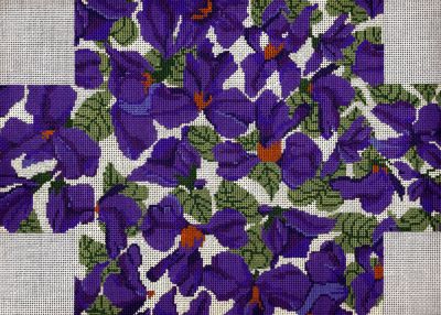 13 ct Violets in Ivory Brick Cover WG11714-13