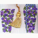 Violets Scissor Case - Ivory WG11715
