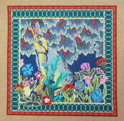 13 ct  Wm's 12" Rabbit Pillow WG11845