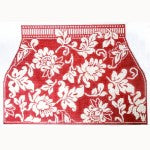 Karen's Damask Purse, 4 pc, Red WG12695