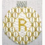 Initial Scallop Reflection - Gold Wg12435