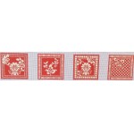 Karen's Red Damask Coasters Wg12691