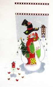 Patchwork Snowman X-164