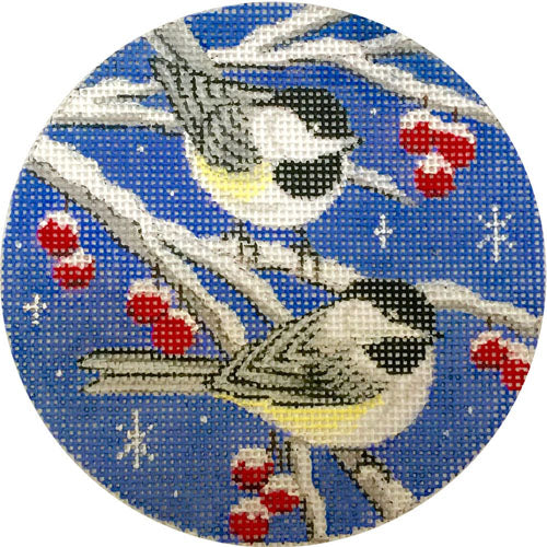 Birds on Blue Sky Ornament X305