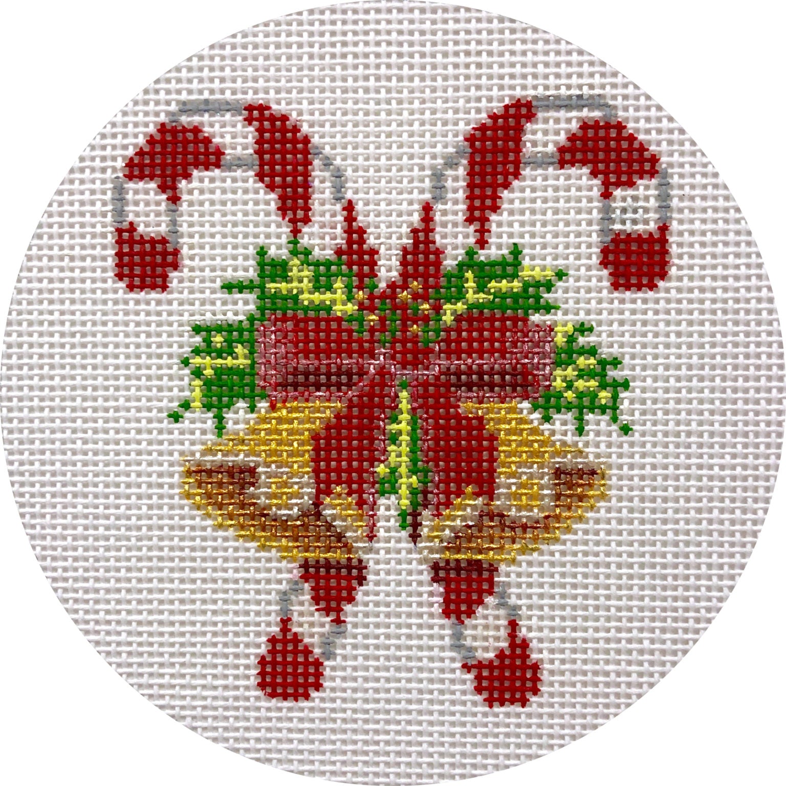 Candy Canes & Bell X381