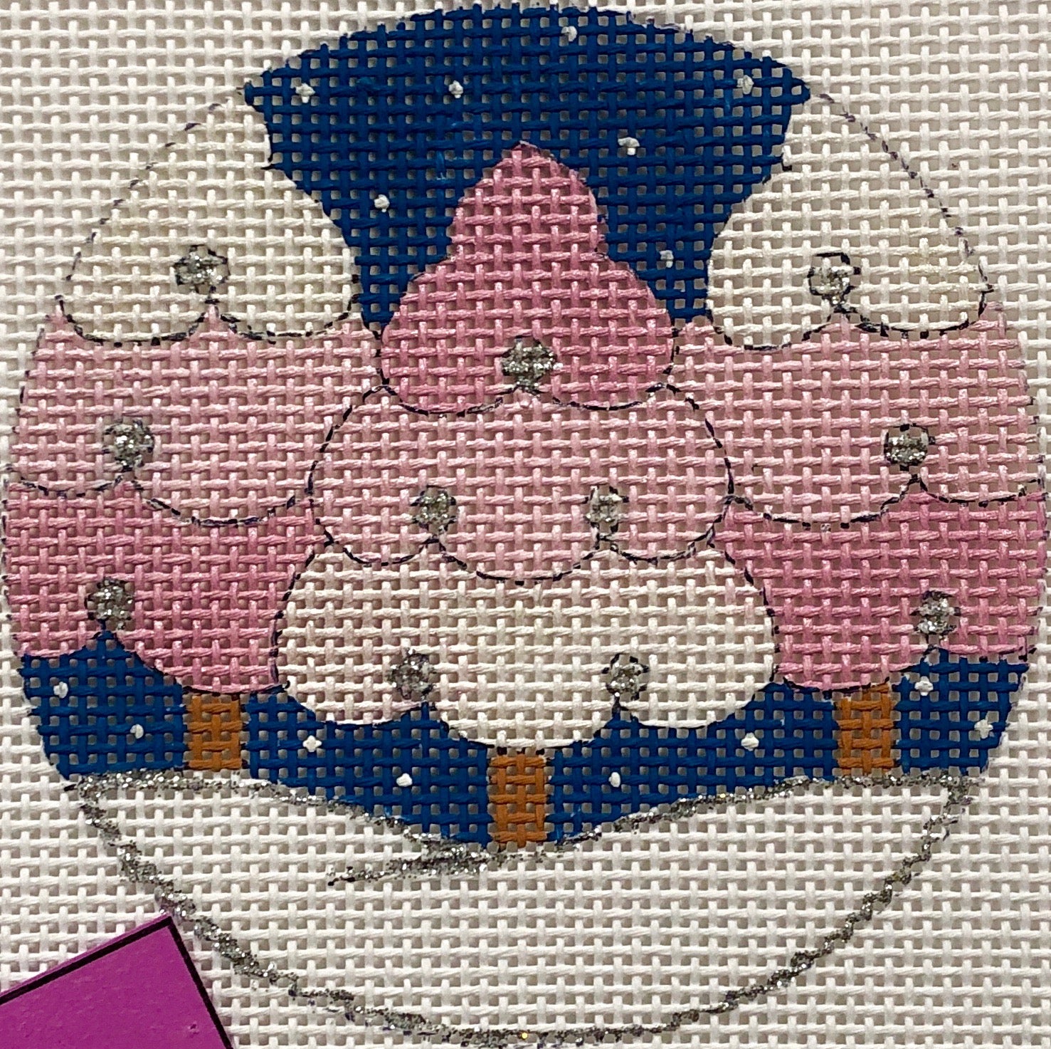 Pink Christmas Rees X414