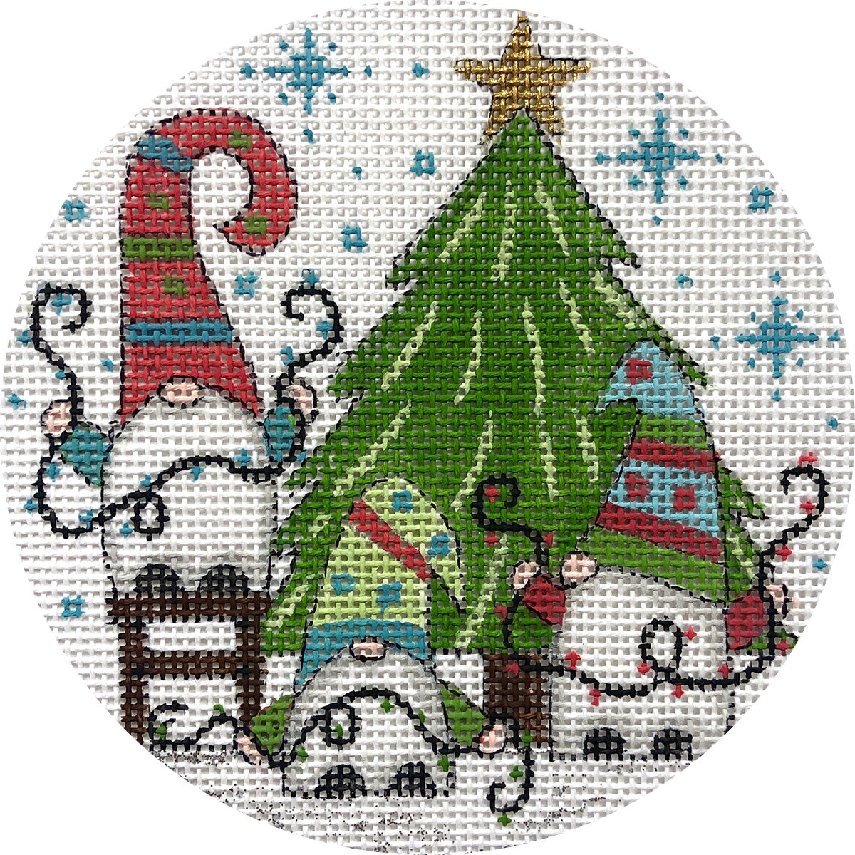 Tree Decorating Gnomes X419