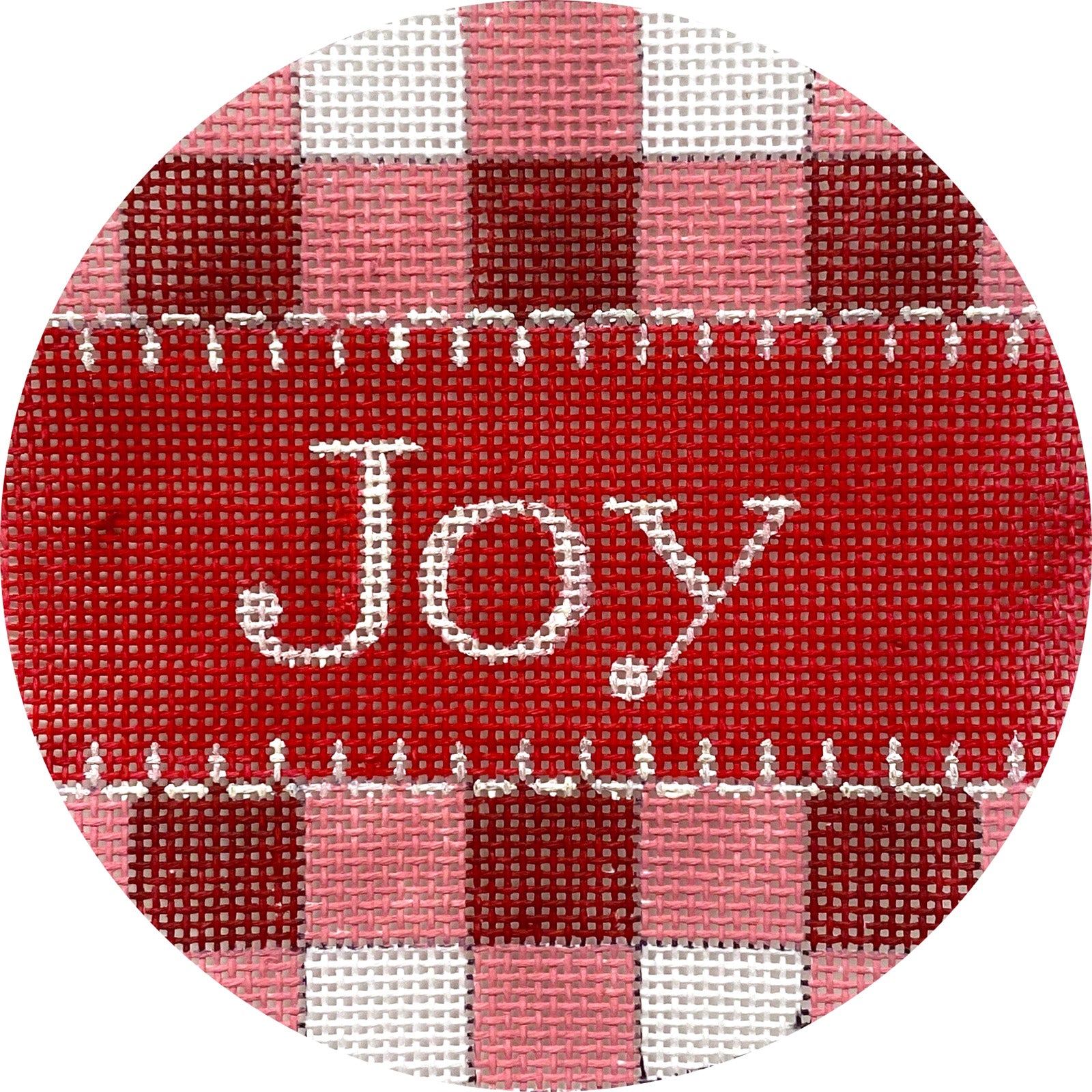Joy Gingham in Red X434