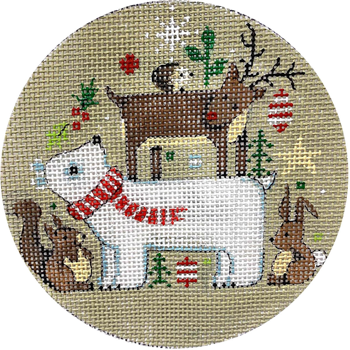 Polar Bear Stacked Animals X491