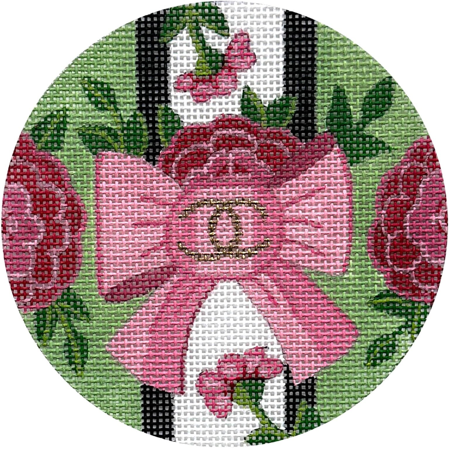 Chanel Pink Bow Round X655