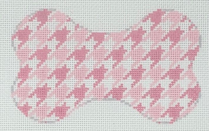 Dog Bone, Houndstooth - Pink DB-11