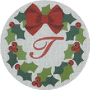 Wreath with Initial Personalized CHRW