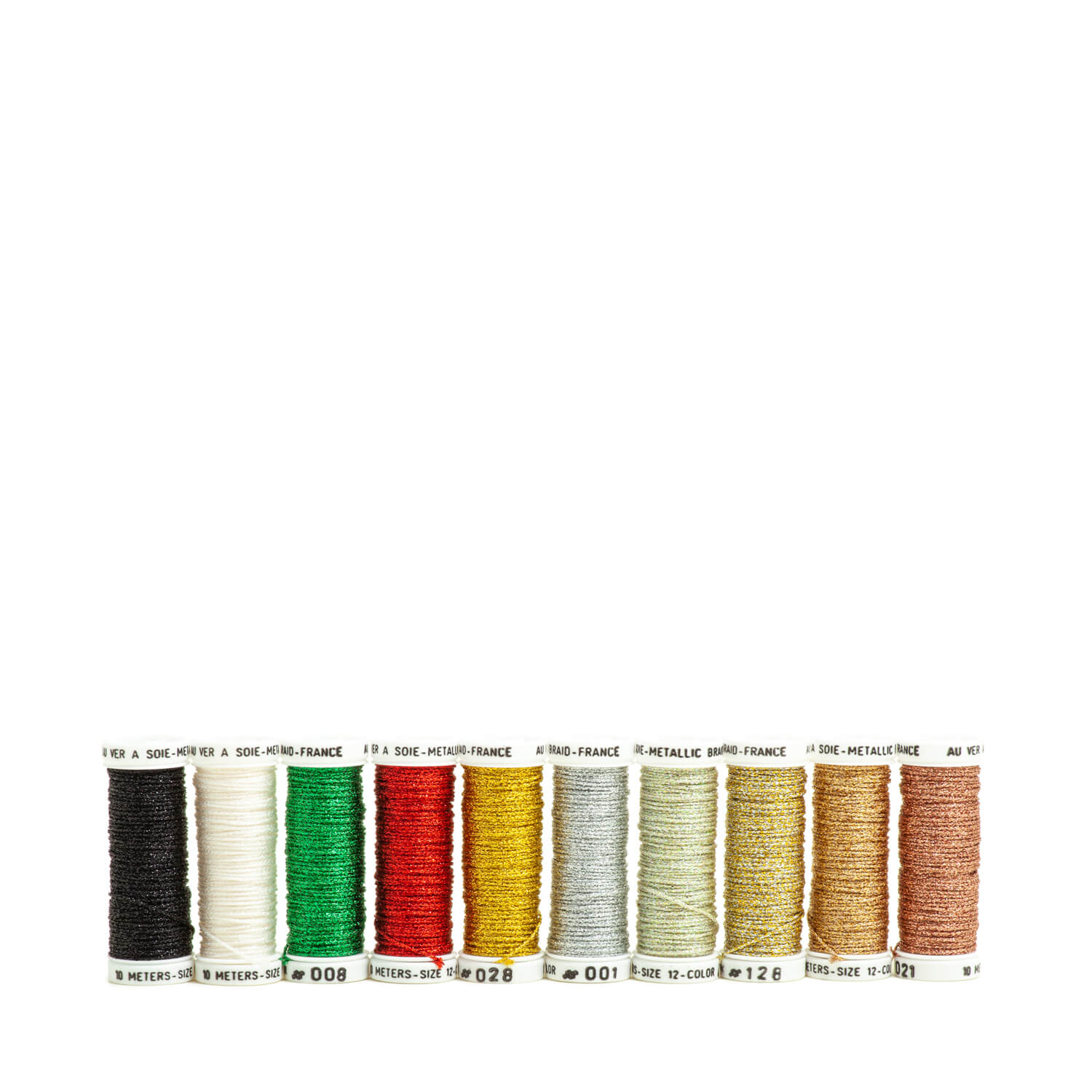 Au Ver a Soie Metallics Size 8 Braid Kit