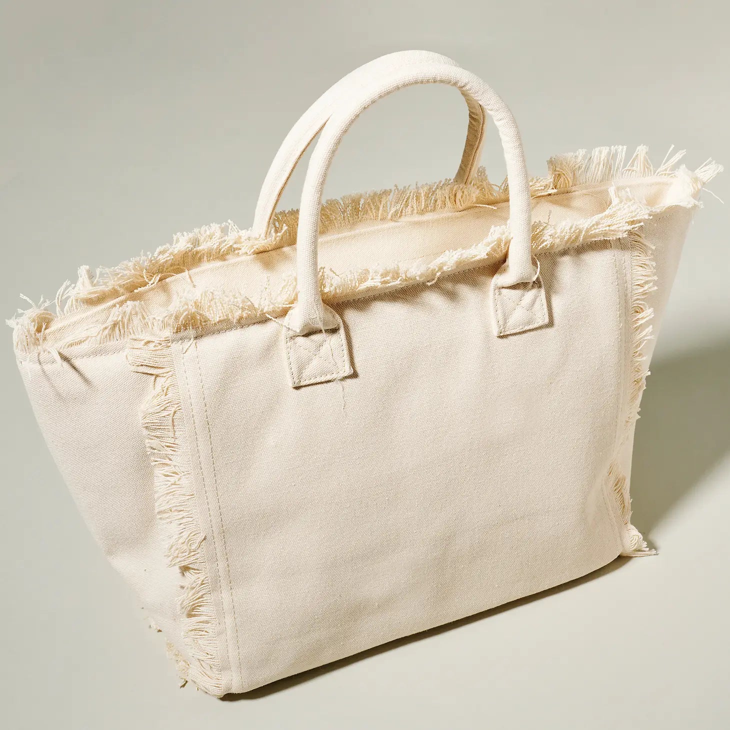 Fringe Canvas Tote Bag