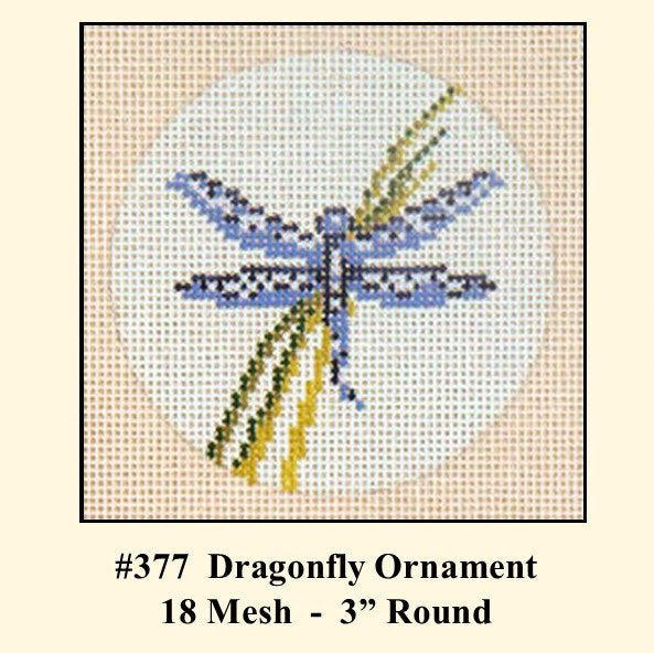 Dragonfly Ornament Round NC377