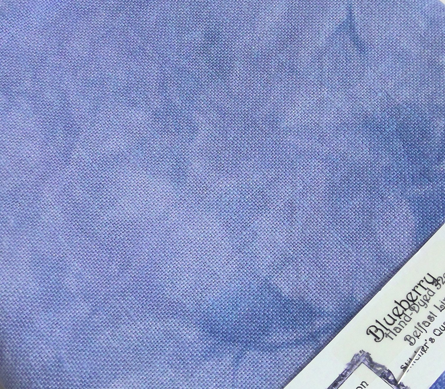 Blueberry 32 Count Linen Fat Quarter