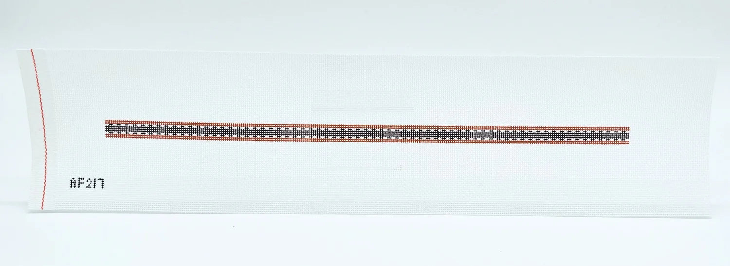 Anne Fisher Brown/Orange Ribbon Wrap Bracelet AF217