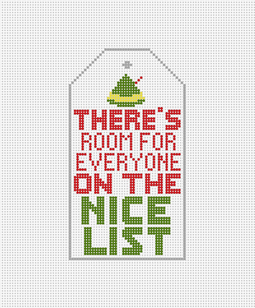 Room on the Nice List Tag BW2044NBL