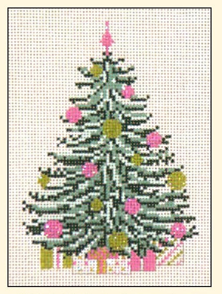 Pink & Green Tree NC 1765