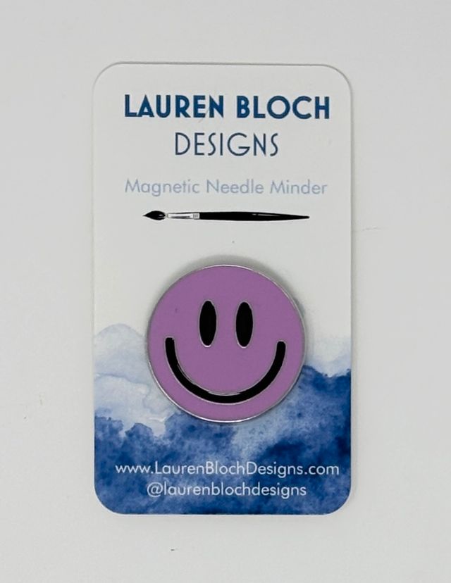 Needle Minder - Smiley Face, Light Purple NM-17