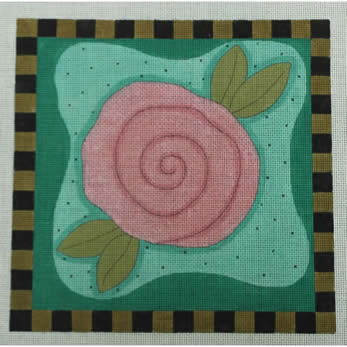 Marla - Pink Rose in Teal EWE-3