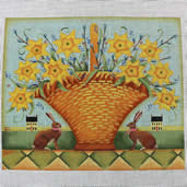 Bunnies & Daffodils EWE-558