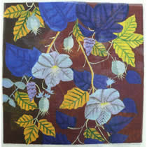 Lavender Abutilon Floral Pattern 9 x 9 - 18 mesh EWE-767