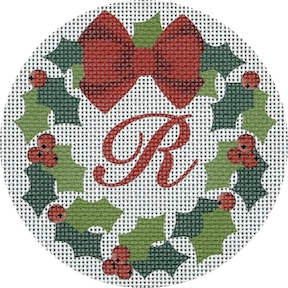 Wreath with Initial Personalized CHRW