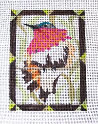 Ruby Throat Hummingbird B329