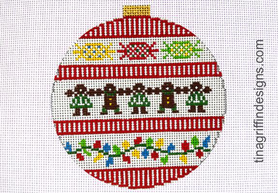 Gingerbread Kids Round CP-003