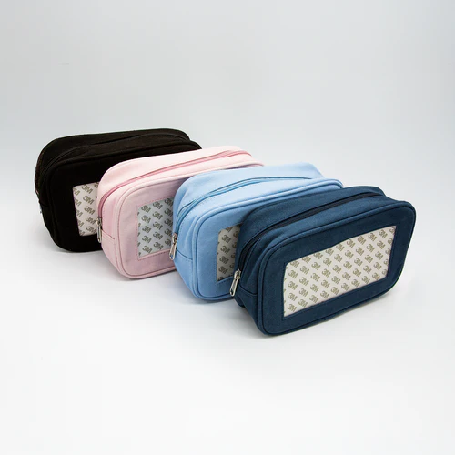 Self-Finishing Cosmetic Bags