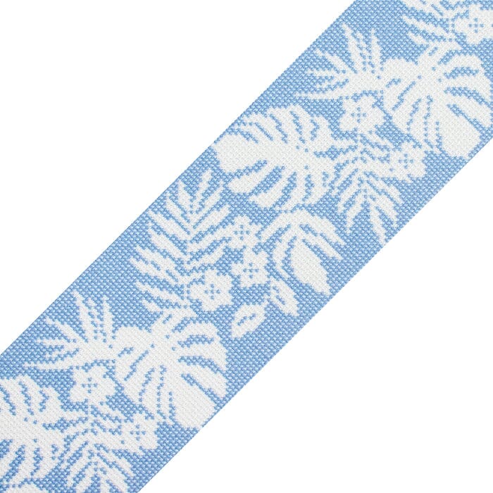 Hibiscus Band White on Blue NTG KB274