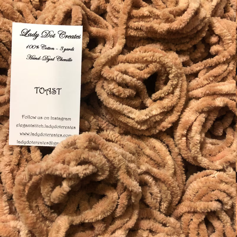 Vintage Trim Chenille 3 yards Toast