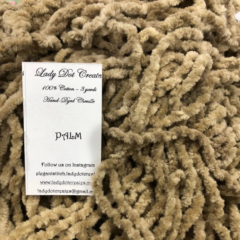 Vintage Trim Chenille 3 yards Palm