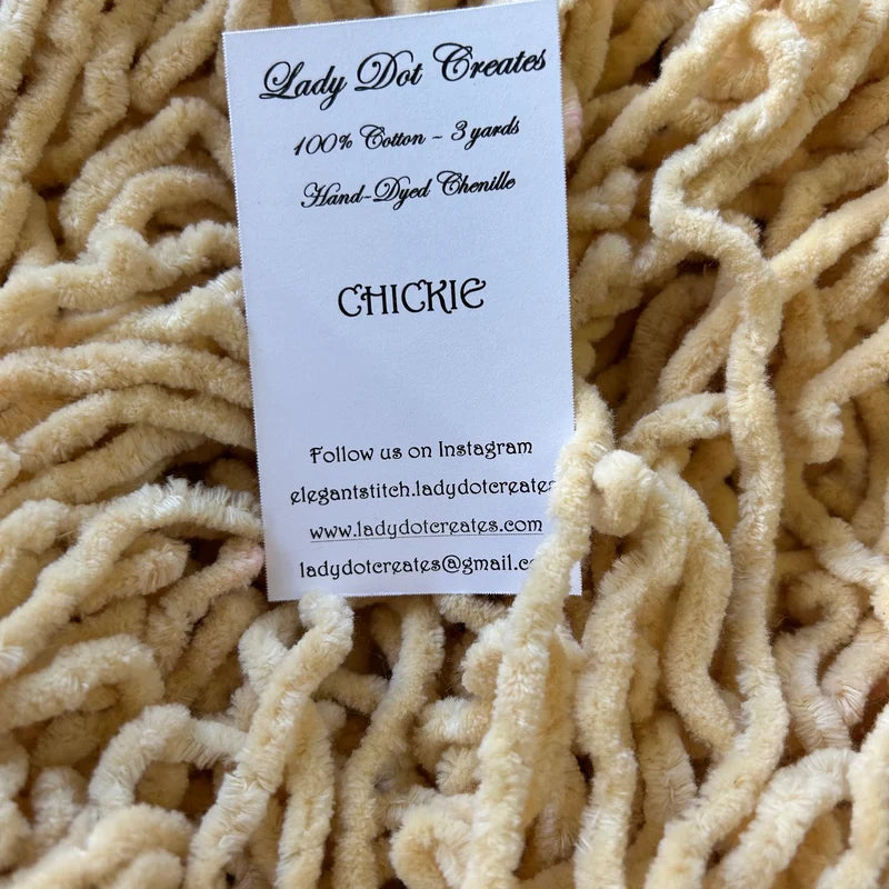 Vintage Trim Chenille 3 yards Chickie