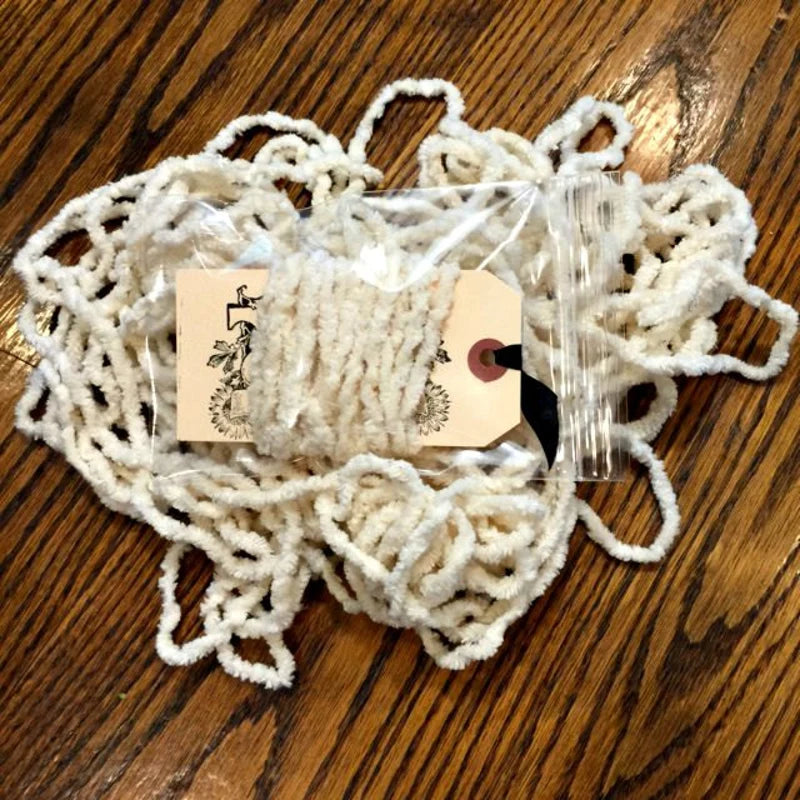 Vintage Trim Chenille 3 yards Vanilla