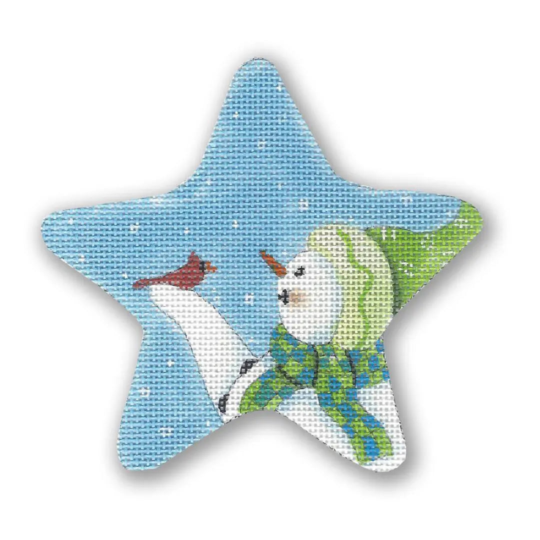 Star-Snowman with Cardinal GD-XO 48