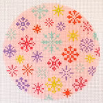 Scattered Snowflakes- Pink SRD-83P