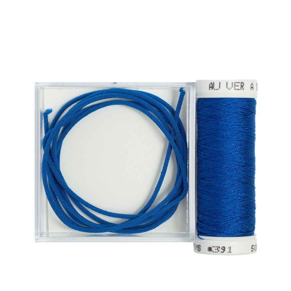 Silk Wrapped Purl Size 2 with Couching Thread