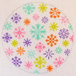 Scattered Snowflakes- White SRD-83W