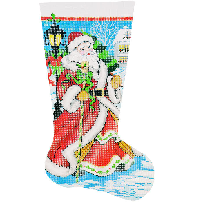 Old World Santa Stocking XS7088